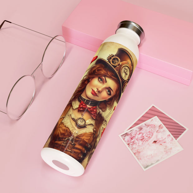 Timeless Affection Water Bottle - Steampunk - Valentines Day