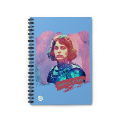 Jeanne d'Arc Spiral Notebook - Ruled Line - Empowerment and Creativity - Joan of Arc Artisticly Inspired