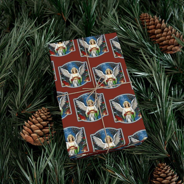 Christmas Angel Gift Wrap Papers - Christmas Angel Original Design