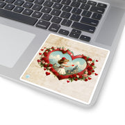 Heart of Dreams Square Stickers - Vintage Vibes - Sweet Romance