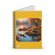 Autumn Retreat Spiral Notebook - Otter-Inspired Autumn Vibes