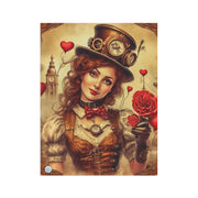 Timeless Affection House Banner -  Steampunk - Vintage - Valentine Art