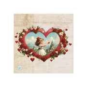 Heart of Dreams Square Magnet - Vintage Vibes - Sweet Romance