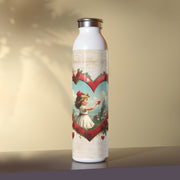 Heart of Dreams Slim Water Bottle - Vintage Vibes - Sweet Romance