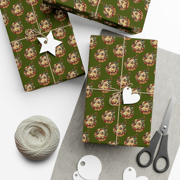 Kitten's First Holiday Wrapping Paper - Sweet Kitten Design