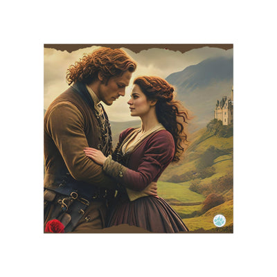 Highland Hearts Magnet - Scottish Highlands - Outlander Fans