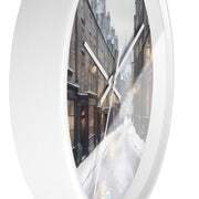 Winter Whispers in Edinburgh Wall Clock - Travel Lover - Edinburgh Scotland