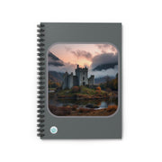 Castle in Autumn2 Spiral Notebook - Ruled Line with Castle Design - Scenic Landscape