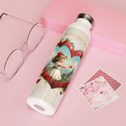 Heart of Dreams Slim Water Bottle - Vintage Vibes - Sweet Romance