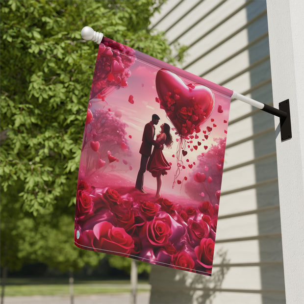 Whispers of Love Garden Banner - Romantic Artwork