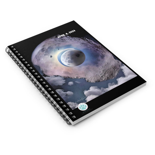 Total Eclipse 2024 Spiral Notebook - Ruled Line for Astronomy Lovers - Perfect Gift for Space Enthusiasts - Cosmic