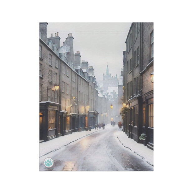 Winter Whispers in Edinburgh Garden & House Banner - Travel Lover - Edinburgh Scotland