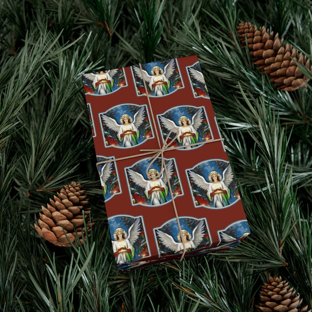 Christmas Angel Gift Wrap Papers - Christmas Angel Original Design