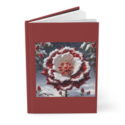 Grace in Frost Hardcover Journal Matte - Tudor Rose - Winter Beauty