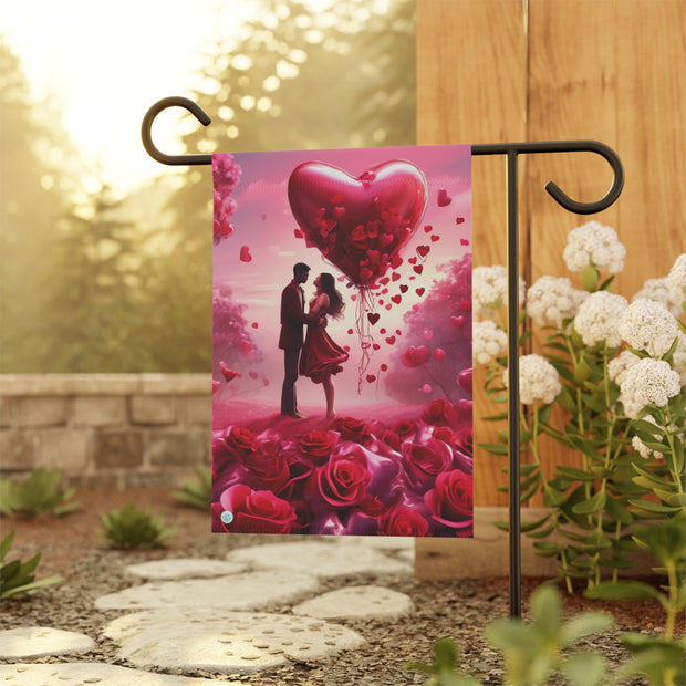 Whispers of Love Garden Banner - Romantic Artwork