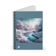 Winter's Embrace Spiral Notebook - Ruled Lined Journal for Nature Lovers