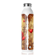 Timeless Affection Water Bottle - Steampunk - Valentines Day