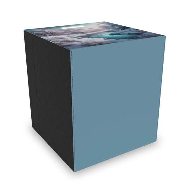 Winter's Embrace Storage Box - Serene Winter Wonderland Artwork