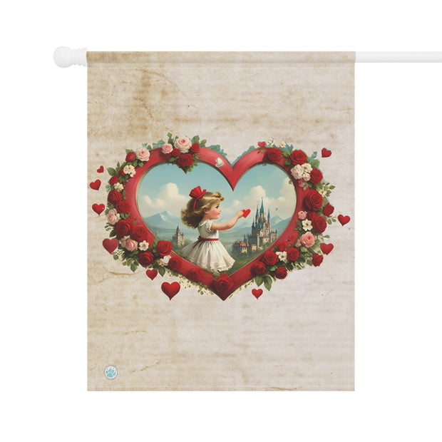 Heart of Dreams Garden & House Banner - Vintage Vibes - Sweet Romance