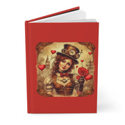 Timeless Affection Hardcover Journal - Steampunk - Valentines Day