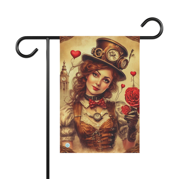 Timeless Affection House Banner -  Steampunk - Vintage - Valentine Art