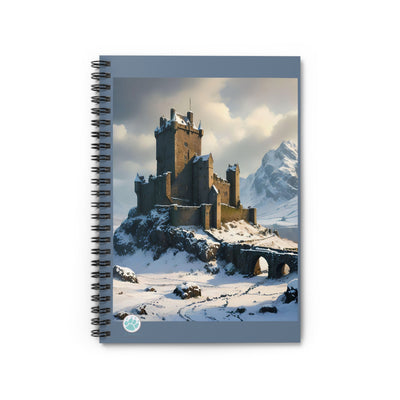 Whispers of Winter's Past  Spiral Notebook - Ruled Line - Architecture Lovers - Castle Lovers