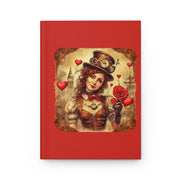 Timeless Affection Hardcover Journal - Steampunk - Valentines Day