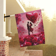 Whispers of Love Garden Banner - Romantic Artwork