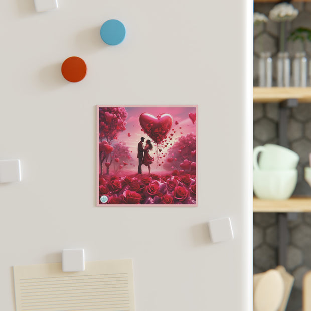 Whispers of Love Magnet, Square - Valentines Day - Romance