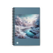 Winter's Embrace Spiral Notebook - Ruled Lined Journal for Nature Lovers