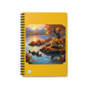 Autumn Retreat Spiral Notebook - Otter-Inspired Autumn Vibes