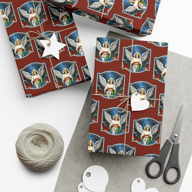 Christmas Angel Gift Wrap Papers - Christmas Angel Original Design