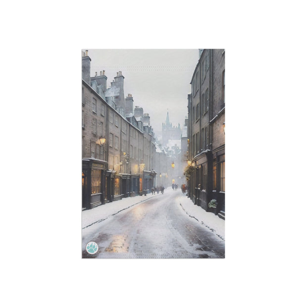 Winter Whispers in Edinburgh Garden & House Banner - Travel Lover - Edinburgh Scotland