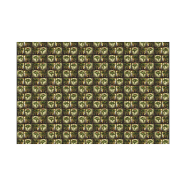 Boughs of Holly Gift Wrap Papers - Holly Decor Holiday Season Peace and Good Will Design