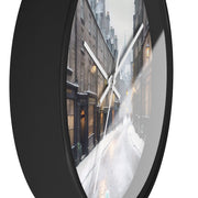 Winter Whispers in Edinburgh Wall Clock - Travel Lover - Edinburgh Scotland