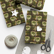 Boughs of Holly Gift Wrap Papers - Holly Decor Holiday Season Peace and Good Will Design