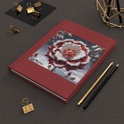 Grace in Frost Hardcover Journal Matte - Tudor Rose - Winter Beauty