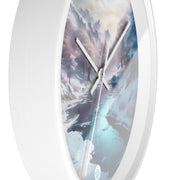 Winter's Embrace Wall Clock - Tranquil Home Decor - Nature Lovers