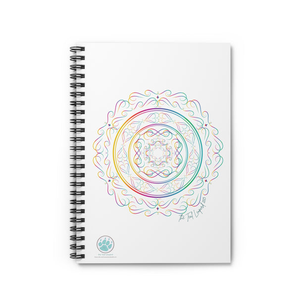 Double Pastel Mandala Spiral Notebook - Ruled Lines for Creative Minds - Colorful