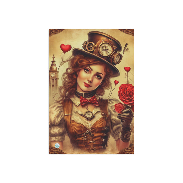 Timeless Affection House Banner -  Steampunk - Vintage - Valentine Art