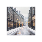 Winter Whispers in Edinburgh Square Magnet - Travel Lover - Edinburgh Scotland