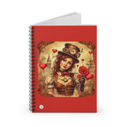 Timeless Affection Spiral Notebook - Steampunk - Valentine Artwork