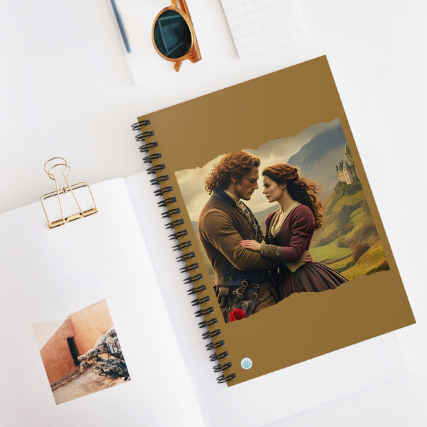 Highland Hearts  Spiral Notebook - Ruled Line - Scottish Highlands - perfect for Outlander Fans