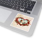 Heart of Dreams Square Stickers - Vintage Vibes - Sweet Romance