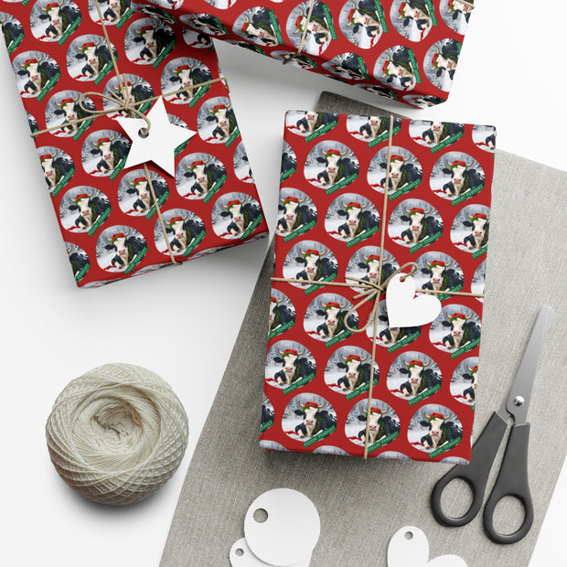 Feelin Festive? Wrapping Paper - Animal and Cow Lovers - Funny - Humorous