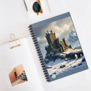 Whispers of Winter's Past  Spiral Notebook - Ruled Line - Architecture Lovers - Castle Lovers