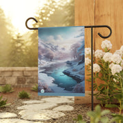 Winter's Embrace House Banner - Serene Winter Wonderland Artwork