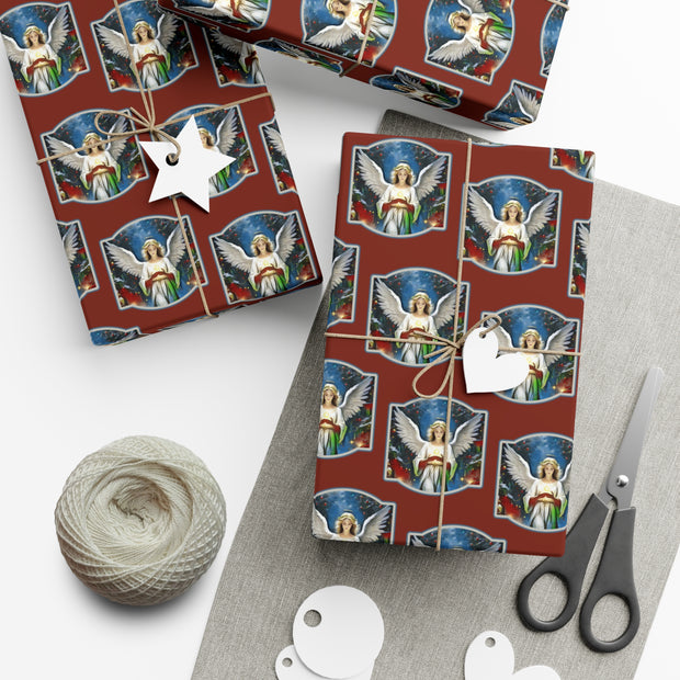 Christmas Angel Gift Wrap Papers - Christmas Angel Original Design