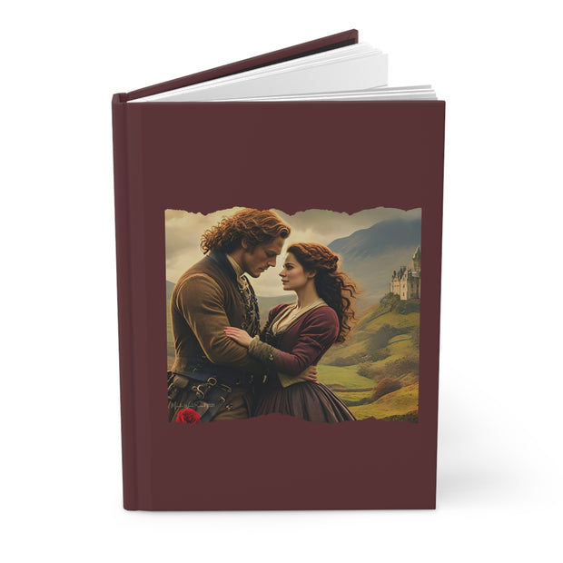 Highland Hearts Hardcover Journal -  Scottish Couple - perfect for fans of Outlander