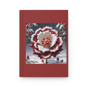 Grace in Frost Hardcover Journal Matte - Tudor Rose - Winter Beauty